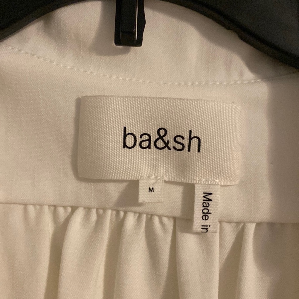 BA&SH Simple White Dress